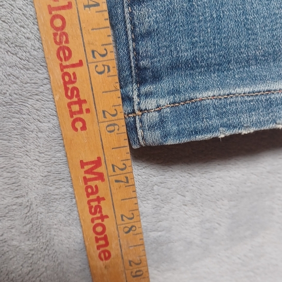 Tommy Hilfiger Women’s Boyfriend Patchwork Distressed Jeans Blue Sz 10 Relaxed - Picture 11 of 11